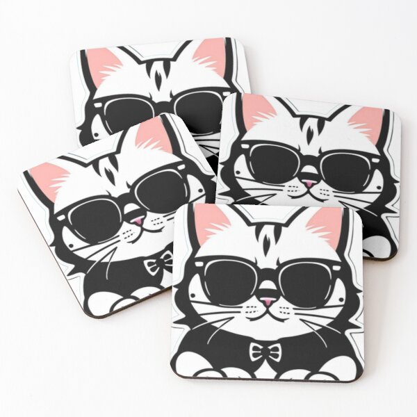 Item preview, Cute cat sticker designed and sold by Flowerslaps.