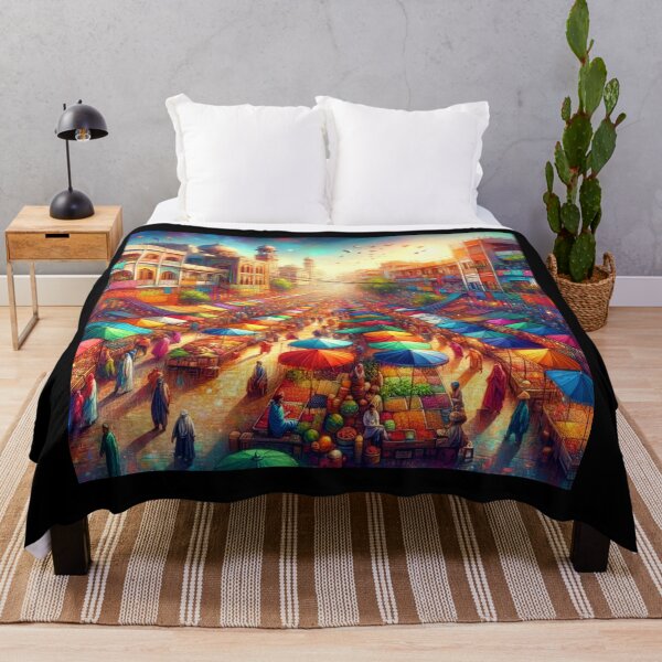 Item preview, City Market Festival Colors designed and sold by BestArtByArvind.
