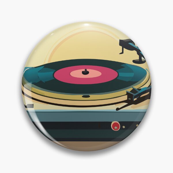 Item preview, Vintage turntable with vinyl record design 2 designed and sold by ericrautenbach.