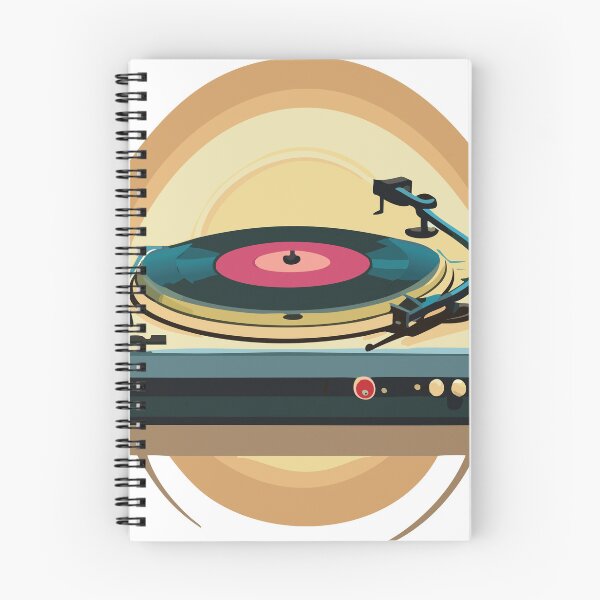 Item preview, Vintage turntable with vinyl record design 2 designed and sold by ericrautenbach.