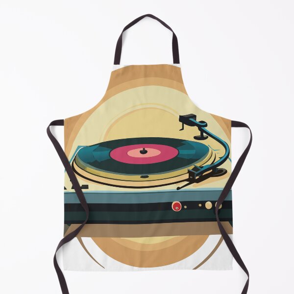 Item preview, Vintage turntable with vinyl record design 2 designed and sold by ericrautenbach.