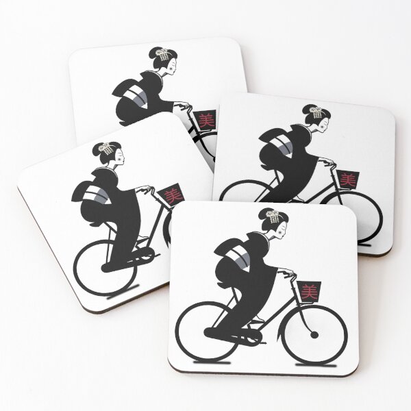 Item preview, Geisha #Cycling Elegance in Motion designed and sold by velocasso.