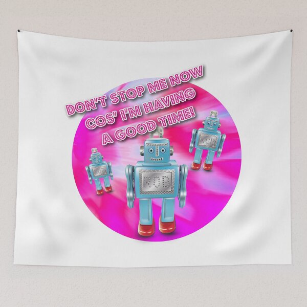 Item preview, SK Rob the Robot - Don't Stop Me Now Cos I'm Having a good time! designed and sold by SueKnox.