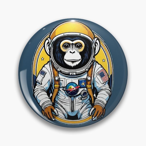 Item preview, Monkey Astronaut in Space designed and sold by Devo07.