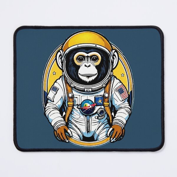 Item preview, Monkey Astronaut in Space designed and sold by Devo07.