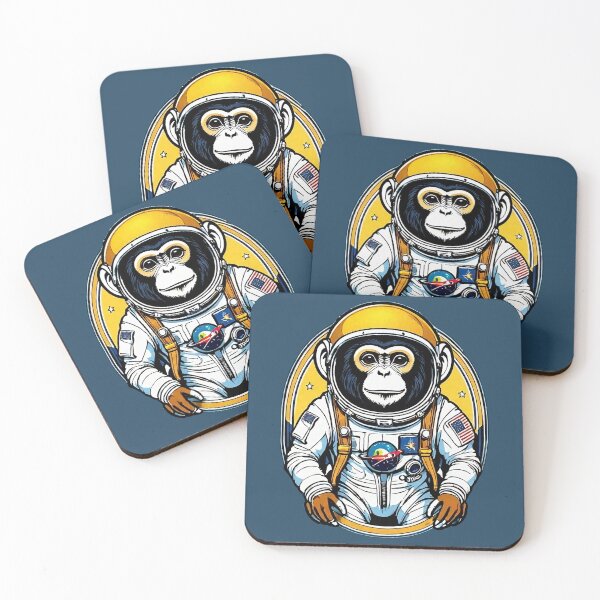 Item preview, Monkey Astronaut in Space designed and sold by Devo07.