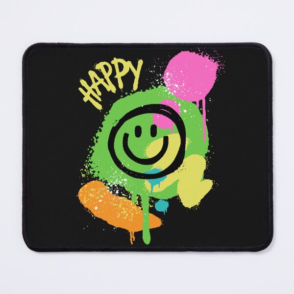 Item preview, Happy emoji graffiti designed and sold by Funwaytrend.