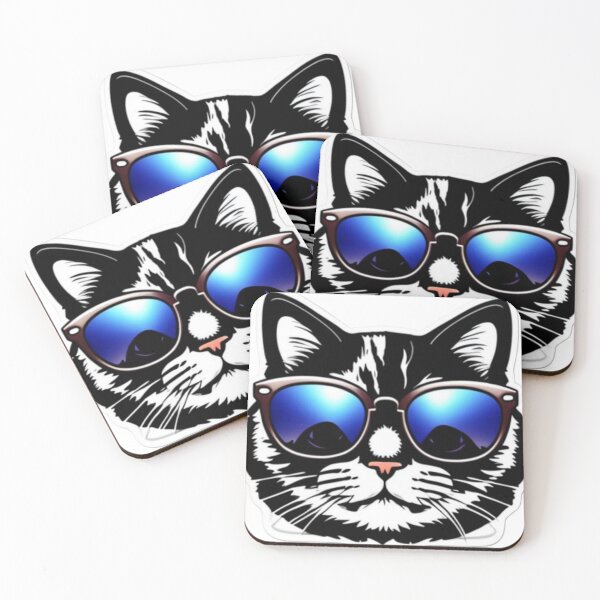 Item preview, Cute kitty cat stickers designed and sold by Flowerslaps.