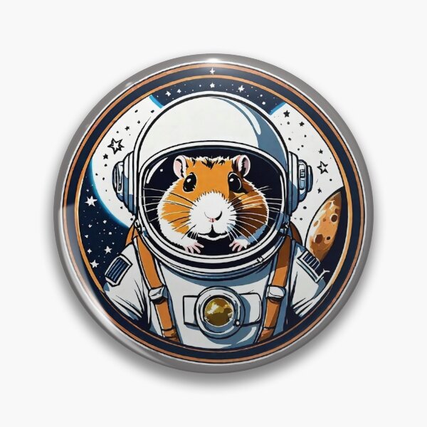 Item preview, Hamster Astronaut in Space designed and sold by Devo07.
