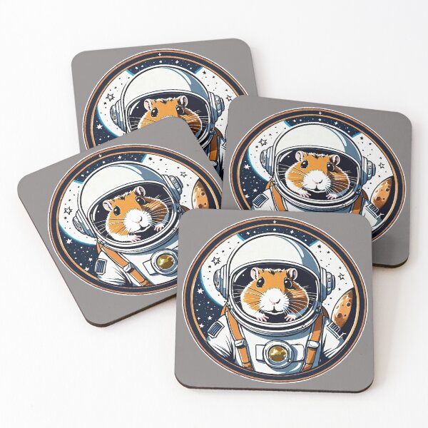 Item preview, Hamster Astronaut in Space designed and sold by Devo07.