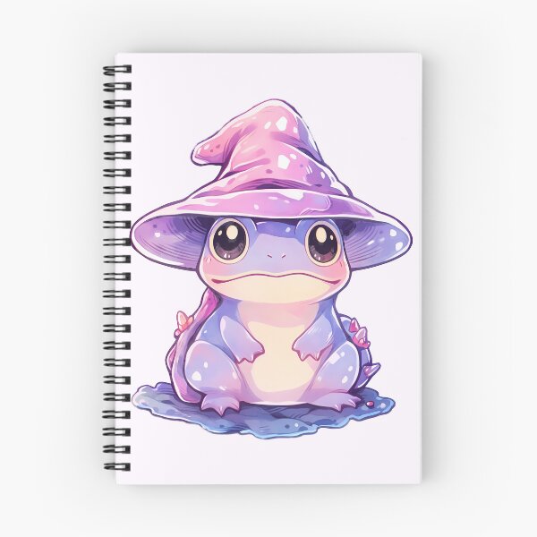 Aperçu de l'œuvre Grenouille sorcière pastel mignonne Kawaii créée et vendue par PastelMagic.