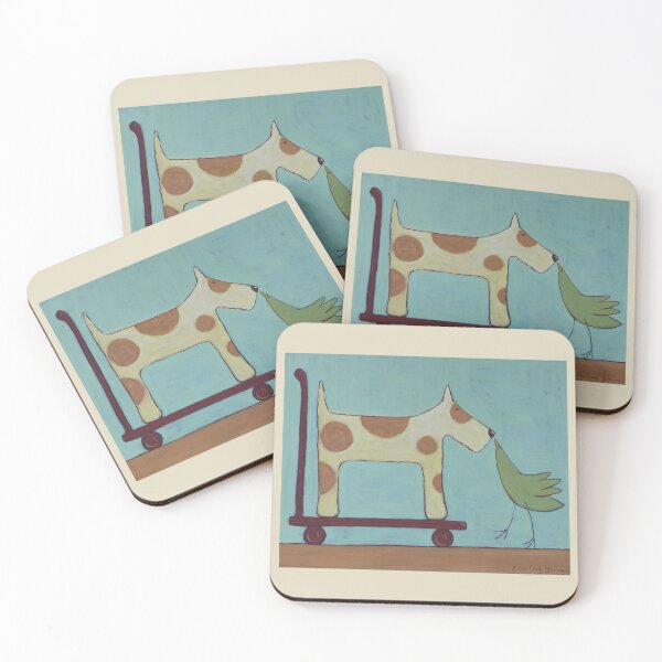 Item preview, Dog on wheels designed and sold by Beverley Young.