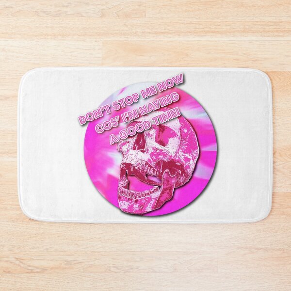 Item preview, SK Don't stop me now-Pink Laughing Skull designed and sold by SueKnox.