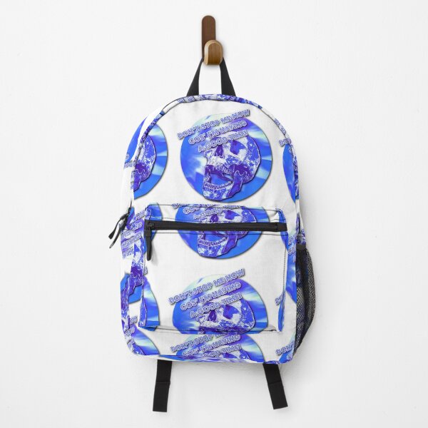 Item preview, SK Don't stop me now-Blue Laughing Skull designed and sold by SueKnox.