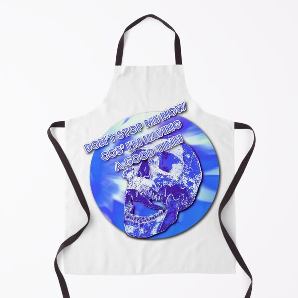Item preview, SK Don't stop me now-Blue Laughing Skull designed and sold by SueKnox.