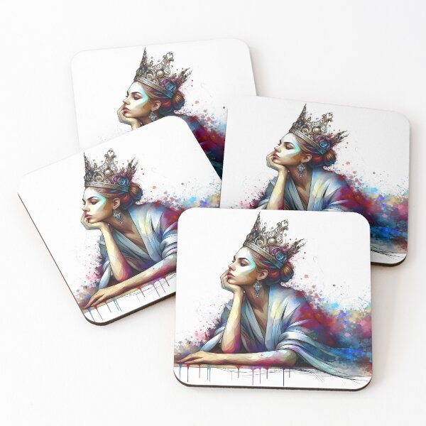 Item preview, Queen Tiara Art | Princess Art designed and sold by TrueArtVibes.