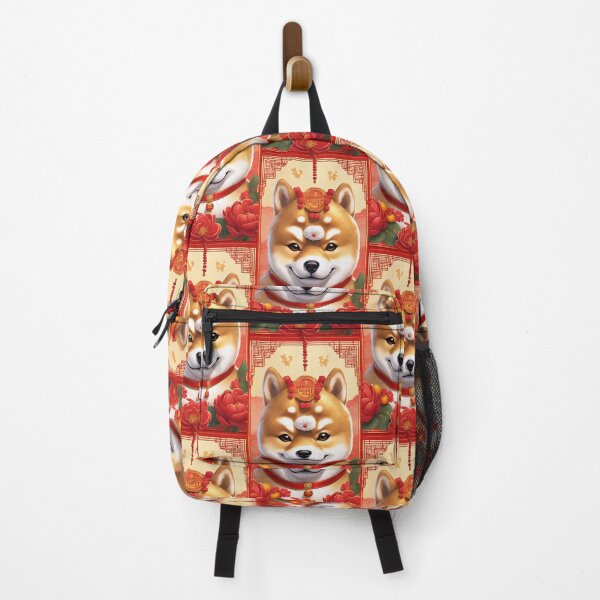 Item preview, Chinese New Year lovely shiba dog lucky Wealthy, prosperous and happy. designed and sold by nimnaree.