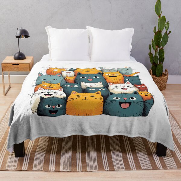 Aperçu de l'œuvre Chats mignons créée et vendue par porbenjaporn.