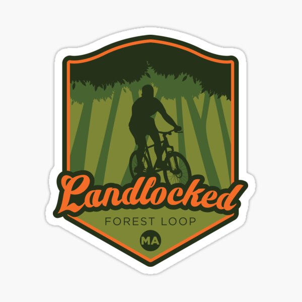 Item preview, Landlocked Forest Loop - Massachusetts designed and sold by Moritz Schwäble.