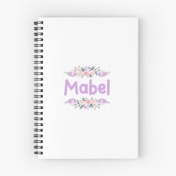Artikelvorschau, Lila Blumen-Mabel-Namensschild entworfen und verkauft von NormadWorld.