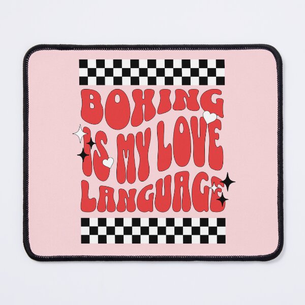 Item preview, Boxing is my love language designed and sold by marni graphics.