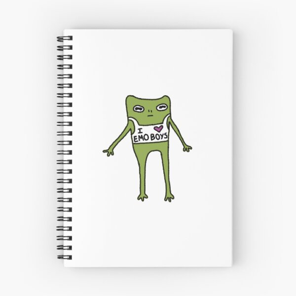 Item preview, I <3 Emo Boys- Pete the Frog (coloured) designed and sold by deadbeatt.