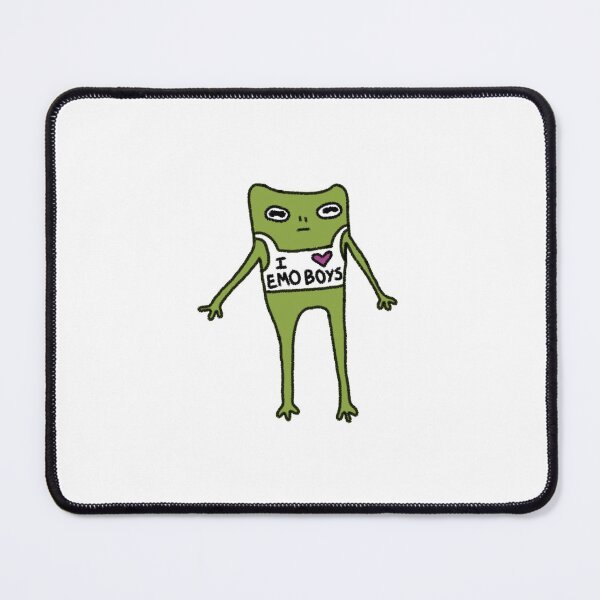 Item preview, I <3 Emo Boys- Pete the Frog (coloured) designed and sold by deadbeatt.