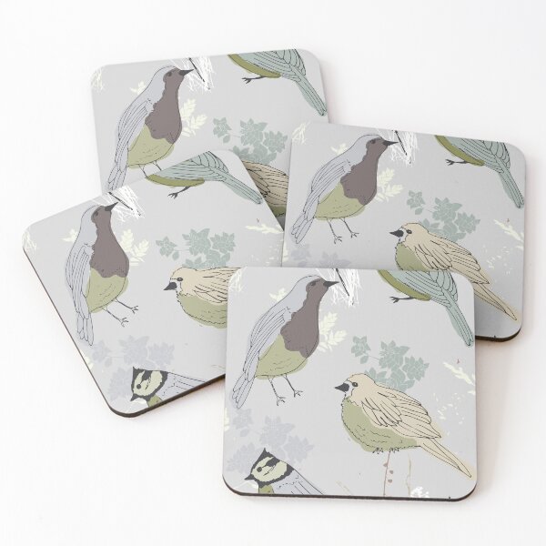 Item preview, Garden birds illustration designed and sold by Magdanatka.
