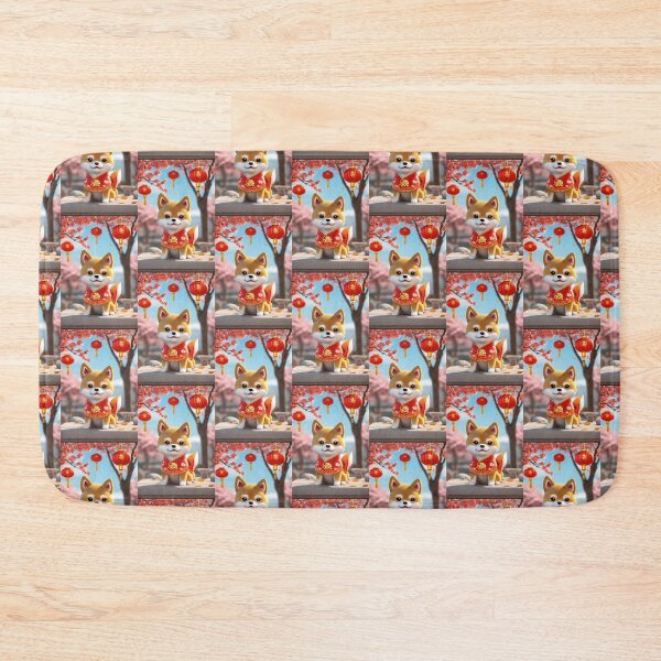 Item preview, Chinese New Year lovely shiba dog lucky Wealthy, prosperous and happy. designed and sold by nimnaree.