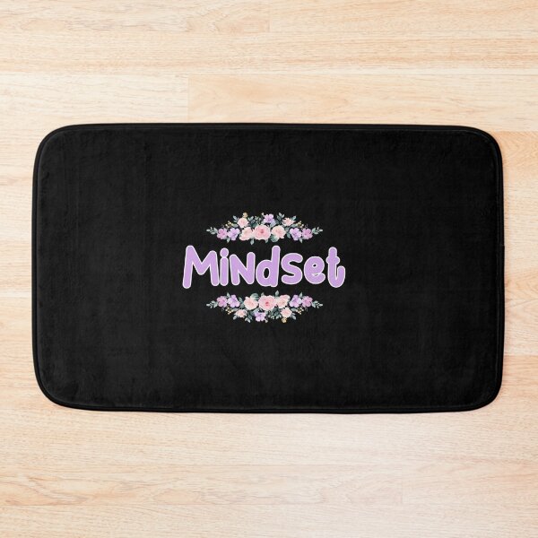 Item preview, Purple Flower Mindset Name Label (Black) designed and sold by NormadWorld.