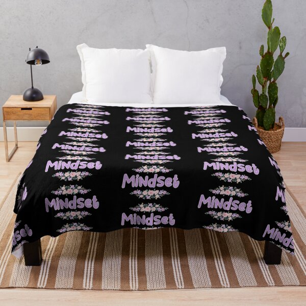 Item preview, Purple Flower Mindset Name Label (Black) designed and sold by NormadWorld.