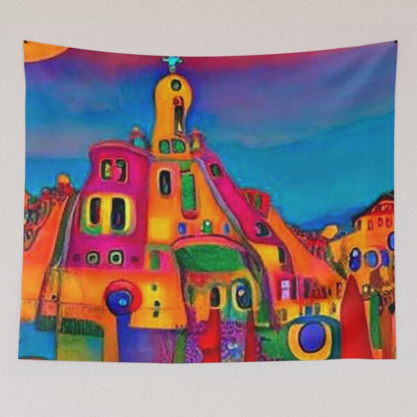 Item preview, The Church on the Hill designed and sold by George Hutton Hunter.