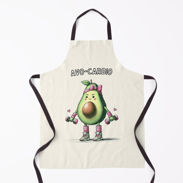 Item preview, Fitness Avocado Character Illustration designed and sold by RuyaFab.