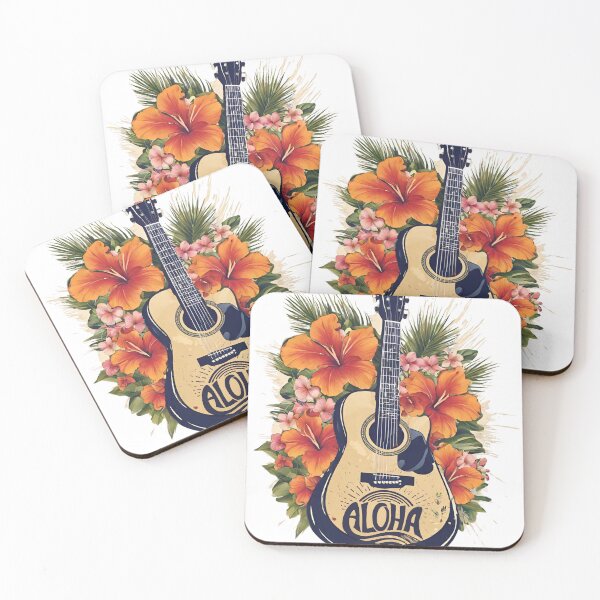 Item preview, Aloha from Hawaii Hawaiian guitar  designed and sold by CyberArtistOne.