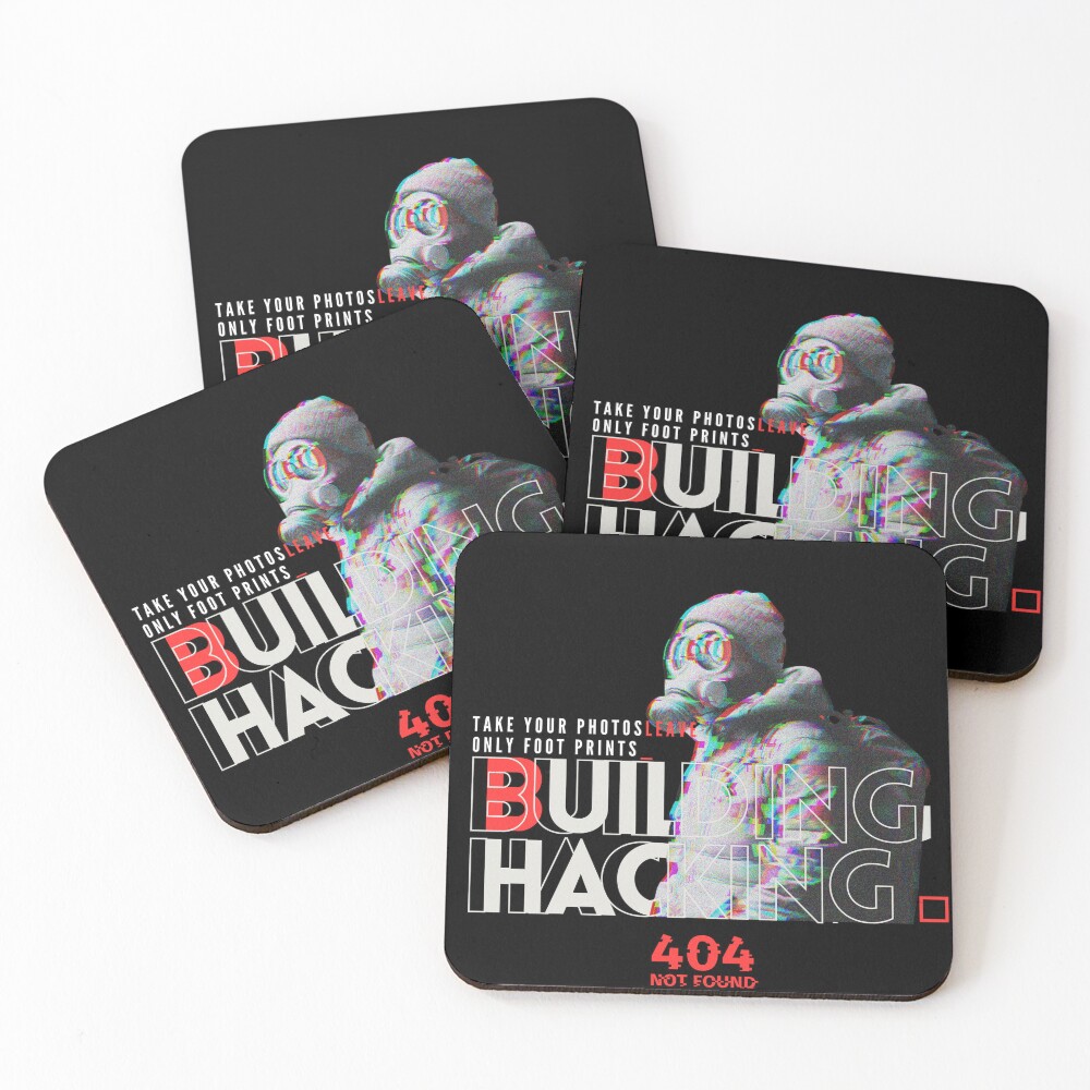 Item preview, Coasters (Set of 4) designed and sold by BuildingHacking.