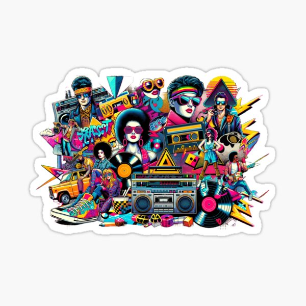 Item preview, We Love 80s designed and sold by Pixelfunk.