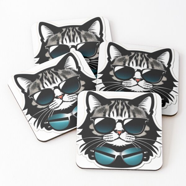 Item preview, Cute kitty cat stickers designed and sold by Flowerslaps.
