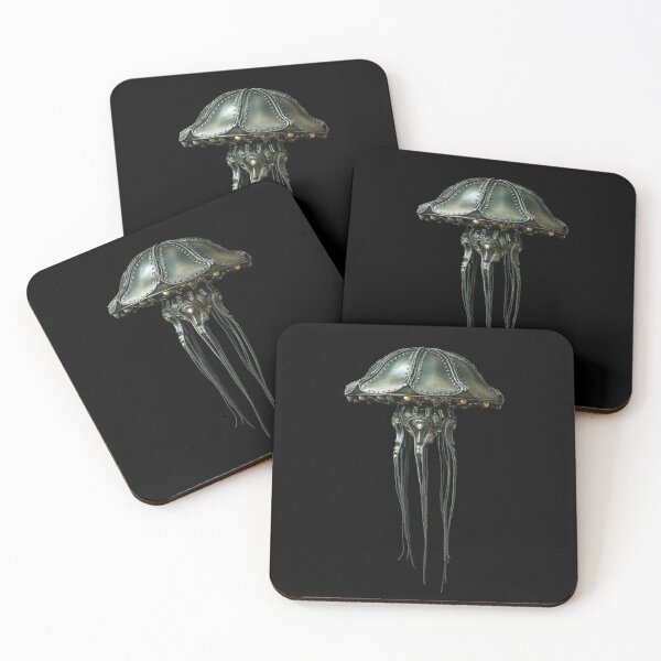 Item preview, Celestial Jellyfish UFO - Surreal Space Decal designed and sold by Nicholas Panek.