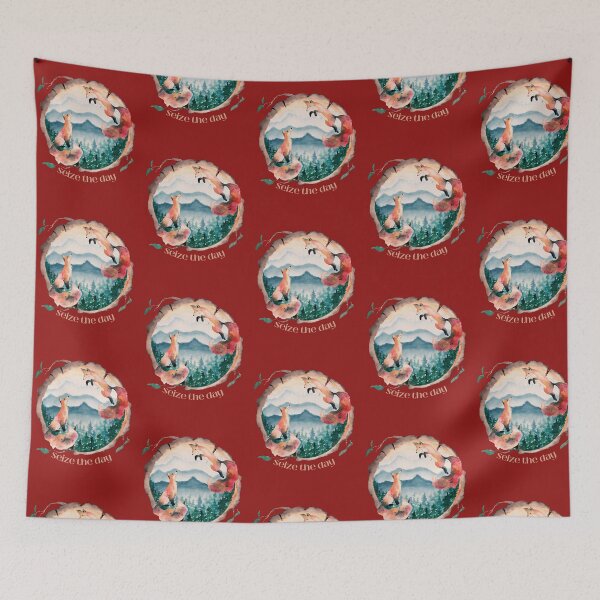 Item preview, Seize the day Fox Style  designed and sold by Mimi Y..