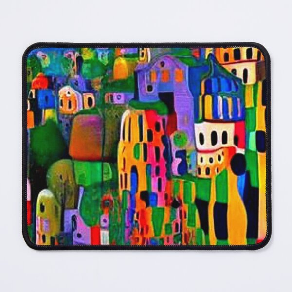 Item preview, Town on the slopes designed and sold by George Hutton Hunter.
