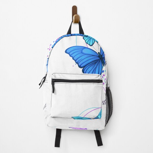 Item preview, Purple Blue Bright Modern Flying Butterflies designed and sold by Funwaytrend.