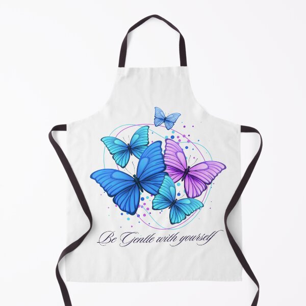 Item preview, Purple Blue Bright Modern Flying Butterflies designed and sold by Funwaytrend.