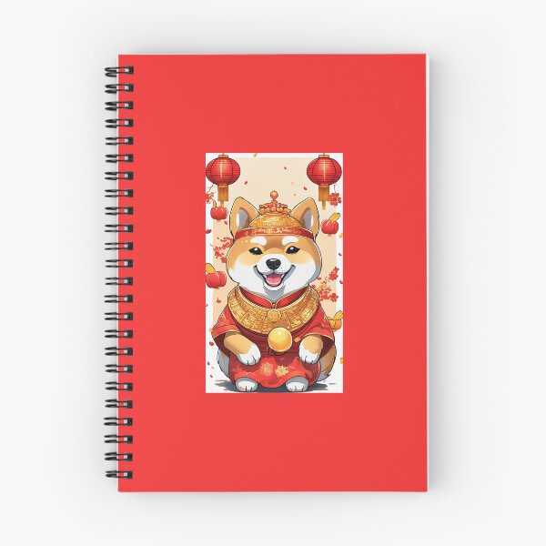 Item preview, Chinese New Year lovely shiba dog lucky Wealthy, prosperous and happy. designed and sold by nimnaree.
