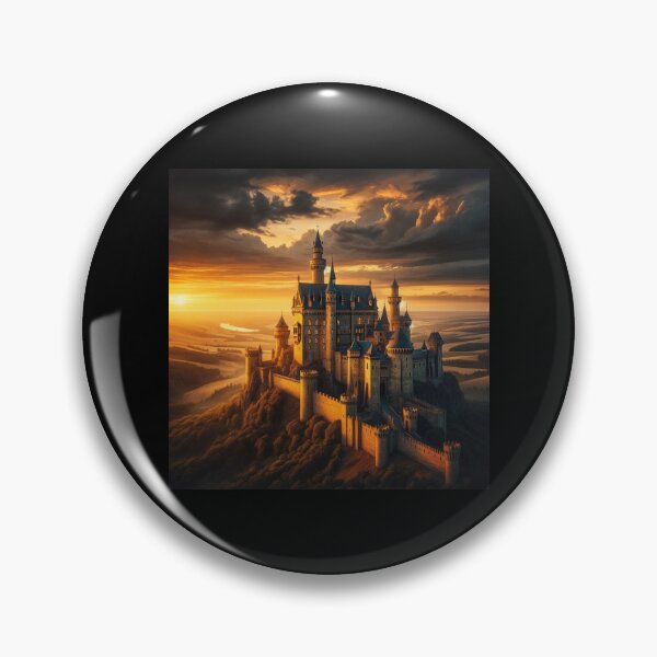 Item preview, Medieval Castle at Dusk designed and sold by BestArtByArvind.