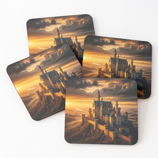 Item preview, Medieval Castle at Dusk designed and sold by BestArtByArvind.