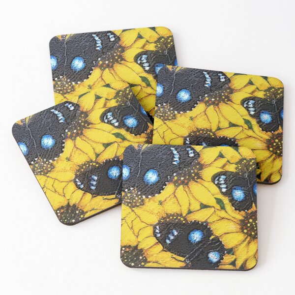 Item preview, Butterflies Nestling on Sunflowers designed and sold by ComicJo.