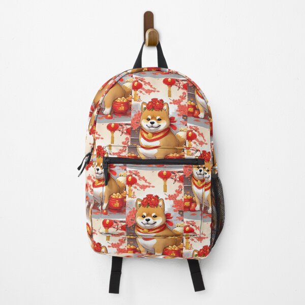 Item preview, Chinese New Year lovely shiba dog lucky Wealthy, prosperous and happy. designed and sold by nimnaree.