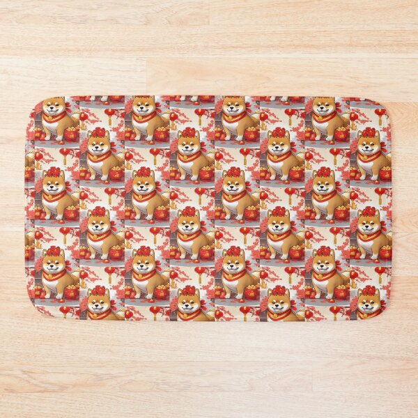Item preview, Chinese New Year lovely shiba dog lucky Wealthy, prosperous and happy. designed and sold by nimnaree.