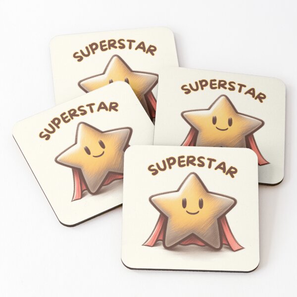 Item preview, Smiling Star Superstar Illustration designed and sold by RuyaFab.