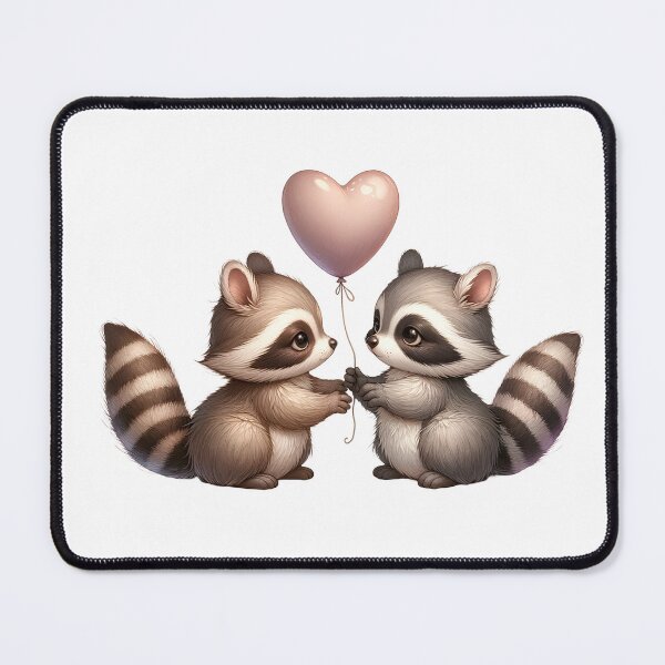 Item preview, Raccoons' Heartfelt Exchange designed and sold by MachineDesigned.